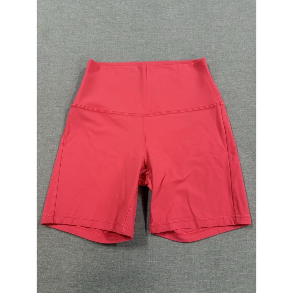 Lululemon Women's Align High Rise Short 6" Pink Size 6 Yoga Workout Soft